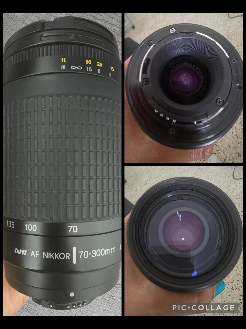 Nikon Black DSLR Camera with Built-In Flash